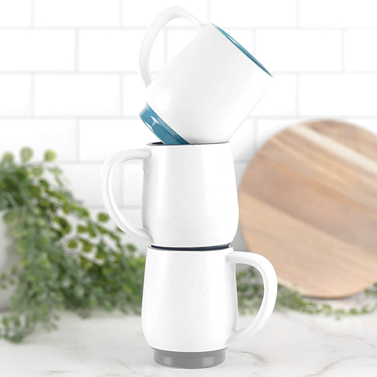 12 oz Lark Stackable Ceramic Mug - Clearance