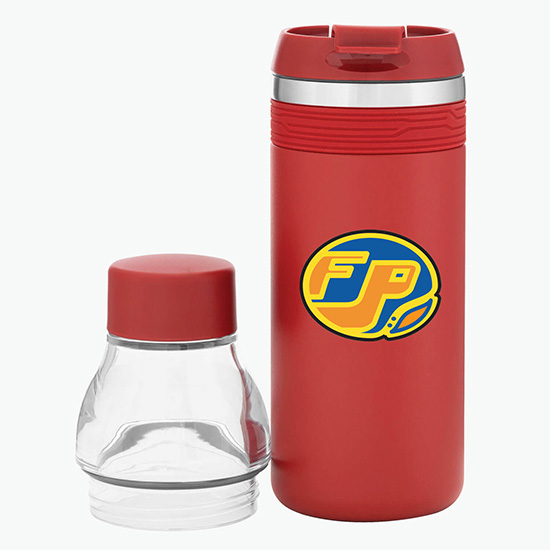 16.9 oz h2go Copper Vacuum Insulated Orion Tumbler-Bottle Combo - Full Color
