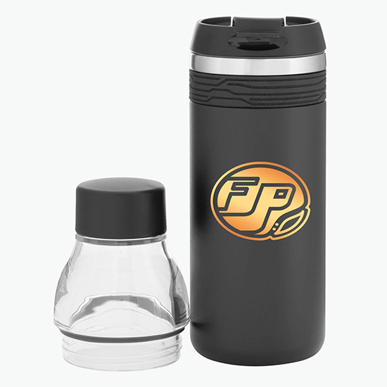 16.9 oz h2go Copper Vacuum Insulated Orion Tumbler-Bottle Combo - Foil