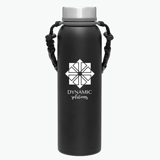 32 oz h2go Copper Vacuum Insulated Pine Bottle with Removable Strap Handle