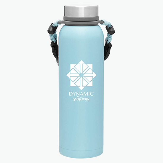 32 oz h2go Copper Vacuum Insulated Pine Bottle with Removable Strap Handle