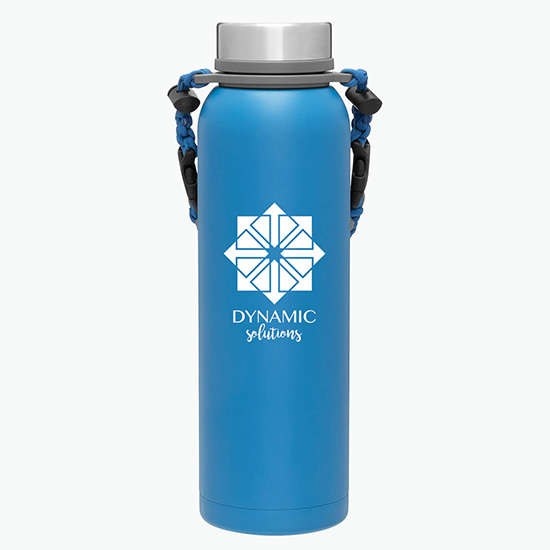 32 oz h2go Copper Vacuum Insulated Pine Bottle with Removable Strap Handle