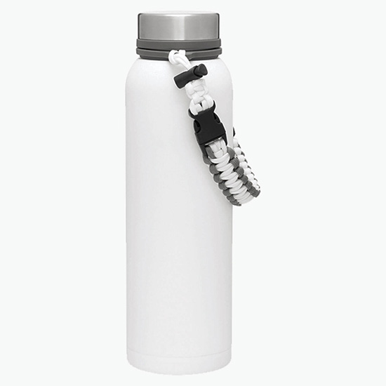 32 oz h2go Copper Vacuum Insulated Pine Bottle with Removable Strap Handle - Foil