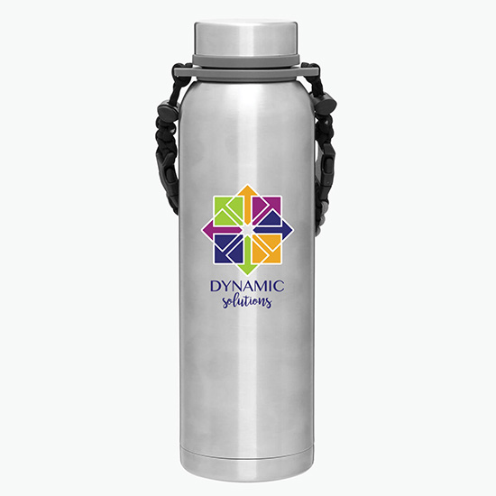 32 oz h2go Copper Vacuum Insulated Pine Bottle with Removable Strap Handle - Full Color