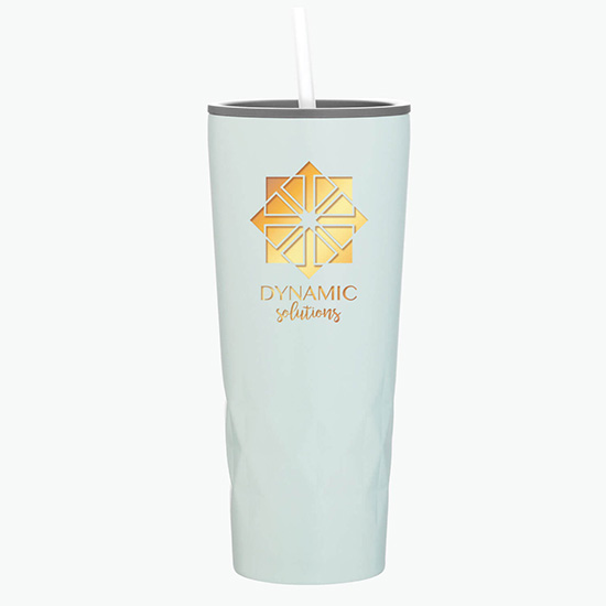 20.9 oz Copper Vacuum Insulated Triad Tumbler with Straw - Foil