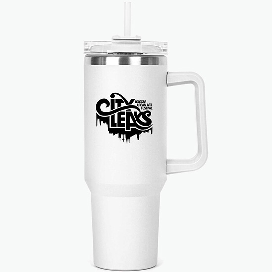 40 oz Hippo Insulated Mug with Straw
