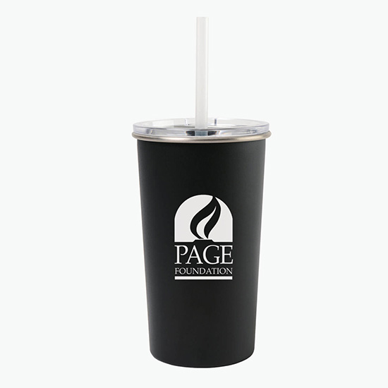 20 oz Arlo Classics Stainless Steel Tumbler with Straw