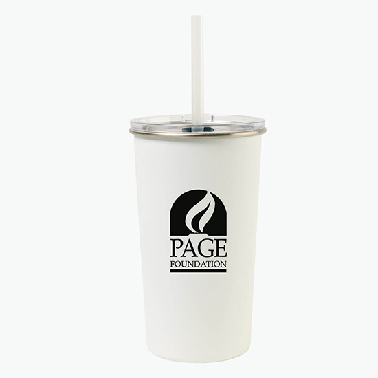 20 oz Arlo Classics Stainless Steel Tumbler with Straw