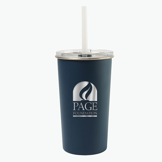 20 oz Arlo Classics Stainless Steel Tumbler with Straw - Engraved - Clearance