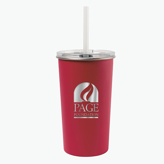 20 oz Arlo Classics Stainless Steel Tumbler with Straw - Engraved - Clearance