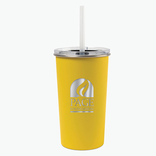 20 oz Arlo Classics Stainless Steel Tumbler with Straw - Engraved - Clearance