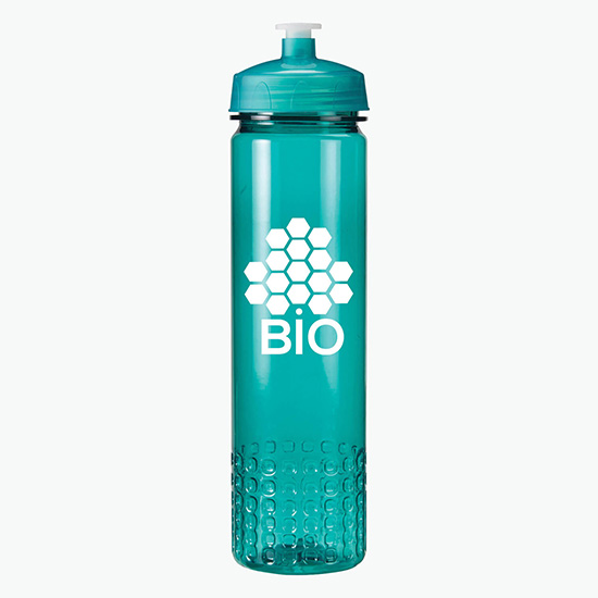 24 oz. PolySure Out of the Block Bottle with Push-Pull Lid