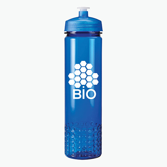 24 oz. PolySure Out of the Block Bottle with Push-Pull Lid