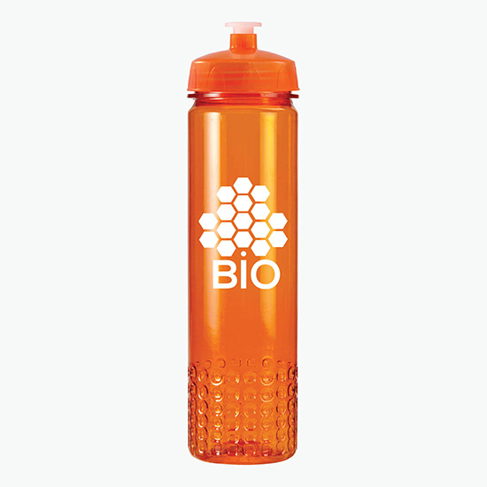 24 oz. PolySure Out of the Block Bottle with Push-Pull Lid