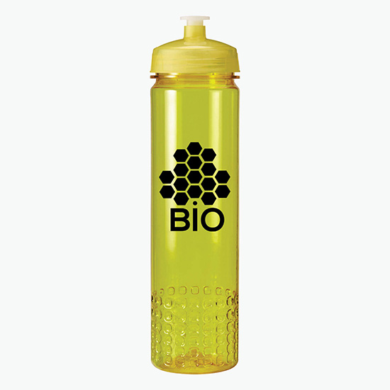 24 oz. PolySure Out of the Block Bottle with Push-Pull Lid
