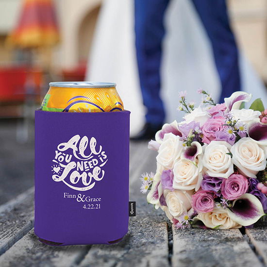 Koozie Collapsible Can Cooler - Full Color