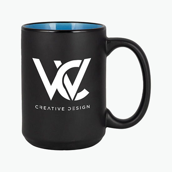 14 oz Konapro Two-Tone Ceramic Mug