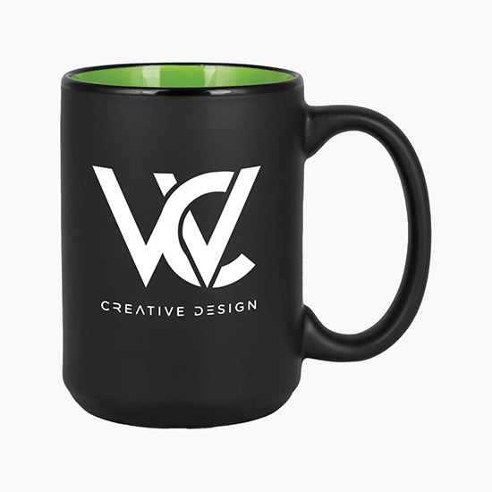 14 oz Konapro Two-Tone Ceramic Mug