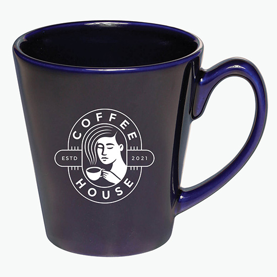 12 oz. Ceramic Latte Mug - Colors