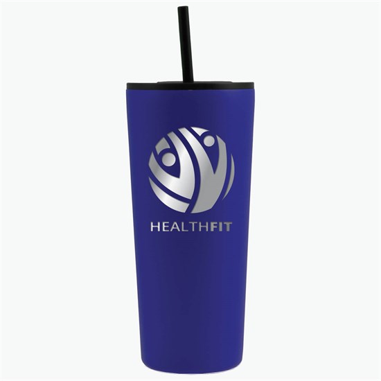 22 oz Versa Vacuum Tumbler with Two Lids - Engraved