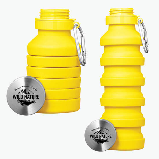 18 oz Prisma Collapsible Water Bottle - 24-Hour Production