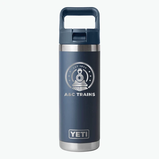 YETI Rambler 18 oz. Water Bottle with Color-Matched Straw Cap