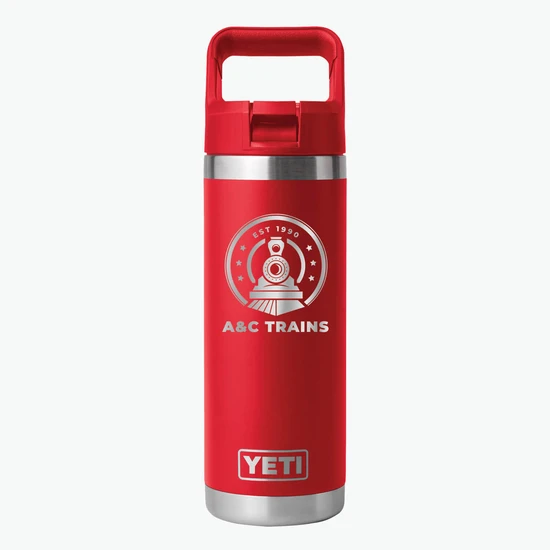 YETI Rambler 18 oz. Water Bottle with Color-Matched Straw Cap