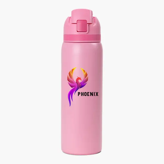 27 oz Two-Tone Pop Straw Bottle - Full Color