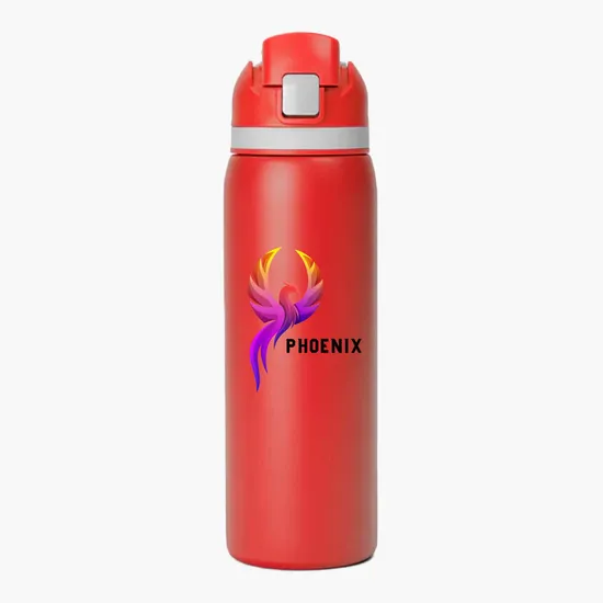 27 oz Two-Tone Pop Straw Bottle - Full Color