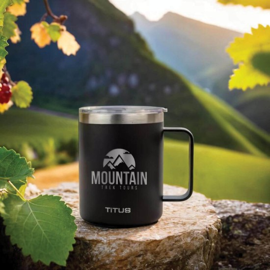 12 oz TiTUS® Double Wall Stainless Steel Insulated Mug