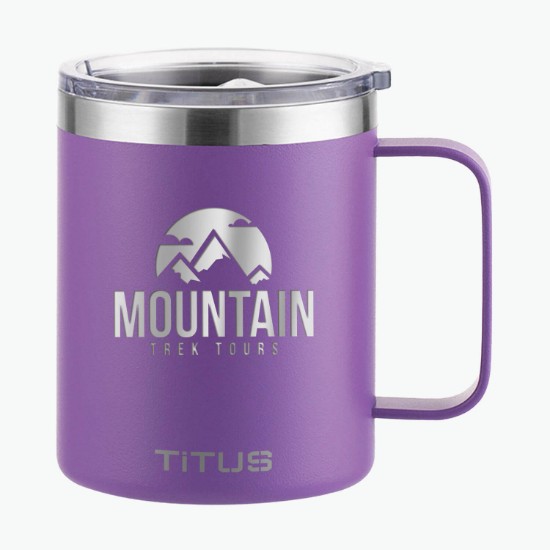 12 oz TiTUS® Double Wall Stainless Steel Insulated Mug