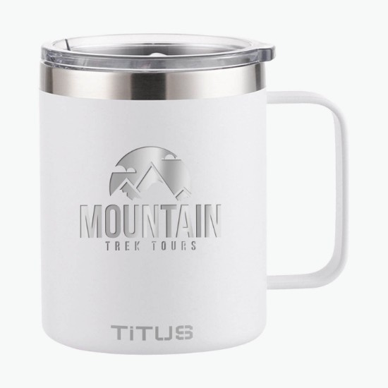 12 oz TiTUS® Double Wall Stainless Steel Insulated Mug