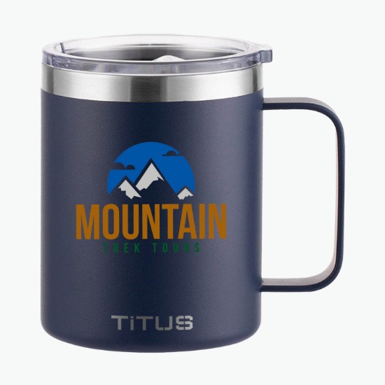 12 oz TiTUS® Double Wall Stainless Steel Insulated Mug - Full Color