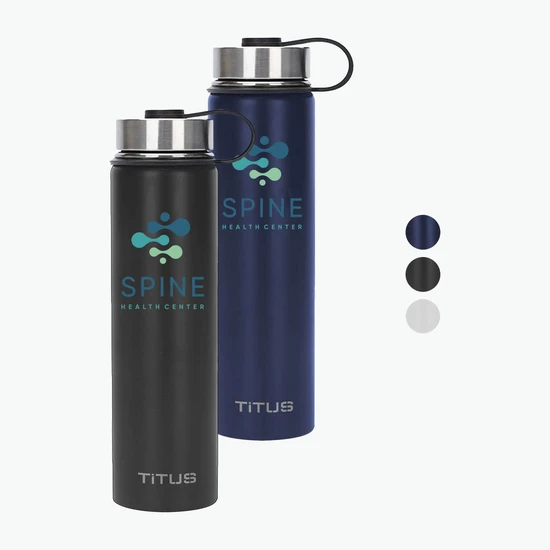 25 oz TiTUS® Stainless Steel Insulated Sports Water Bottle - Full Color