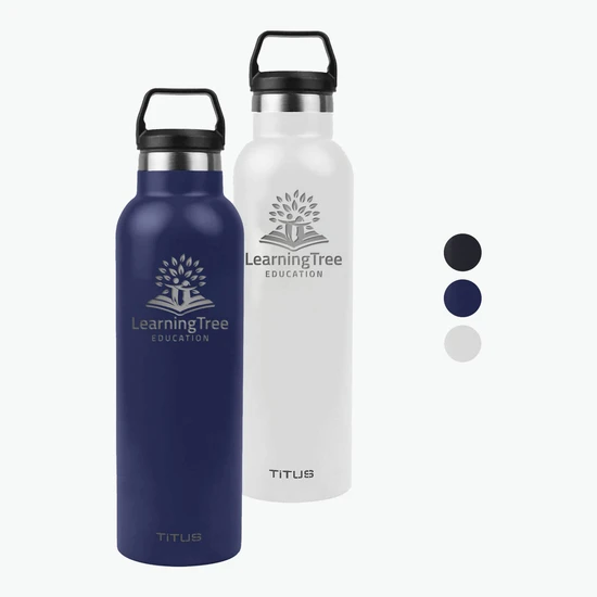 25 oz TiTUS® Double Wall Stainless Steel Insulated Water Bottle