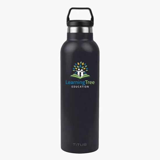 25 oz TiTUS® Double Wall Stainless Steel Insulated Water Bottle - Full Color