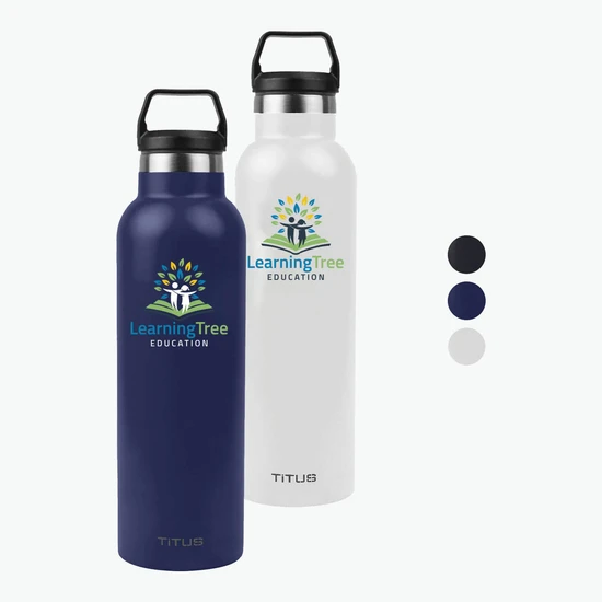 25 oz TiTUS® Double Wall Stainless Steel Insulated Water Bottle - Full Color