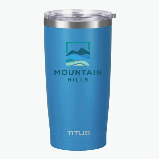 20 oz TiTUS® Double Wall Stainless Steel Insulated Tumbler - Full Color