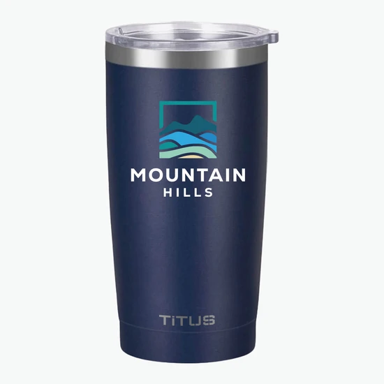 20 oz TiTUS® Double Wall Stainless Steel Insulated Tumbler - Full Color