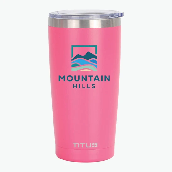20 oz TiTUS® Double Wall Stainless Steel Insulated Tumbler - Full Color