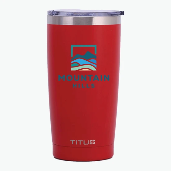 20 oz TiTUS® Double Wall Stainless Steel Insulated Tumbler - Full Color