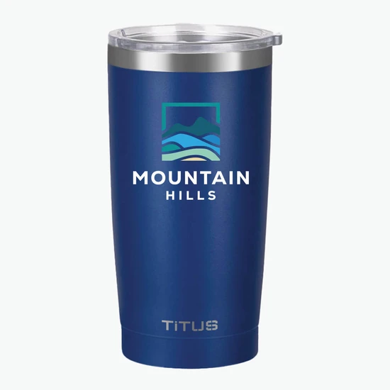 20 oz TiTUS® Double Wall Stainless Steel Insulated Tumbler - Full Color