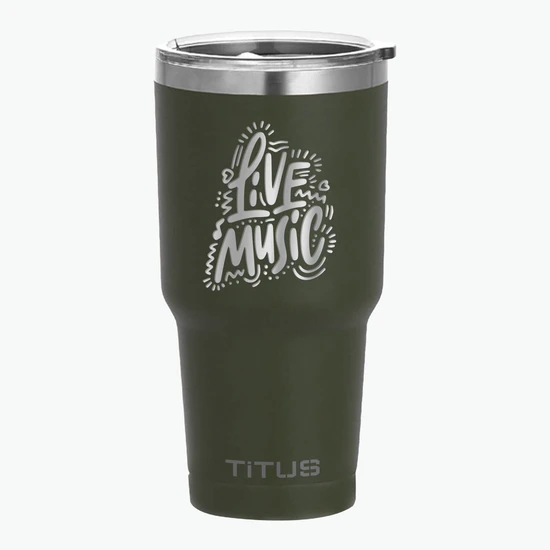 30 oz TiTUS® Double Wall Stainless Steel Insulated Tumbler