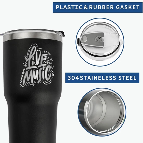 30 oz TiTUS® Double Wall Stainless Steel Insulated Tumbler