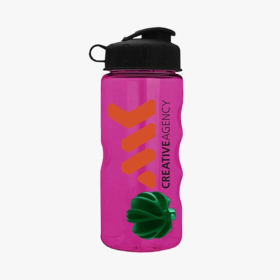 Mountain Bottle with Flip Lid and Shaker Ball - 22 oz.