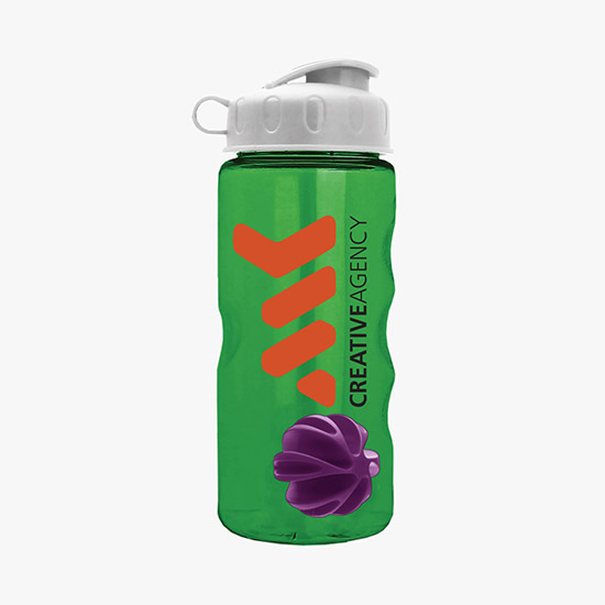 Mountain Bottle with Flip Lid and Shaker Ball - 22 oz.