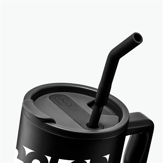 40 oz LeGrande Recycled Tumbler with Handle and Straw