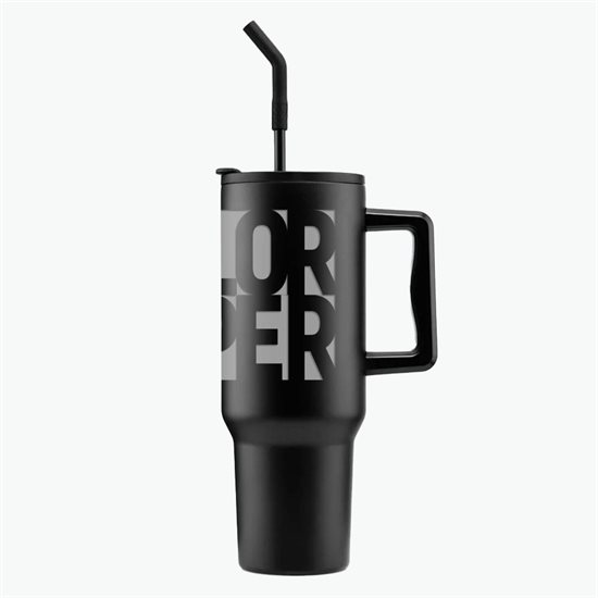 40 oz LeGrande Recycled Tumbler with Handle and Straw - Engraved