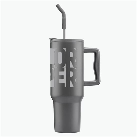 40 oz LeGrande Recycled Tumbler with Handle and Straw - Engraved