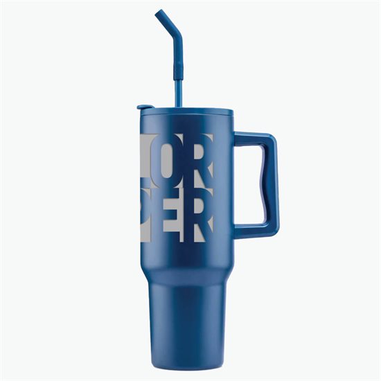 40 oz LeGrande Recycled Tumbler with Handle and Straw - Engraved